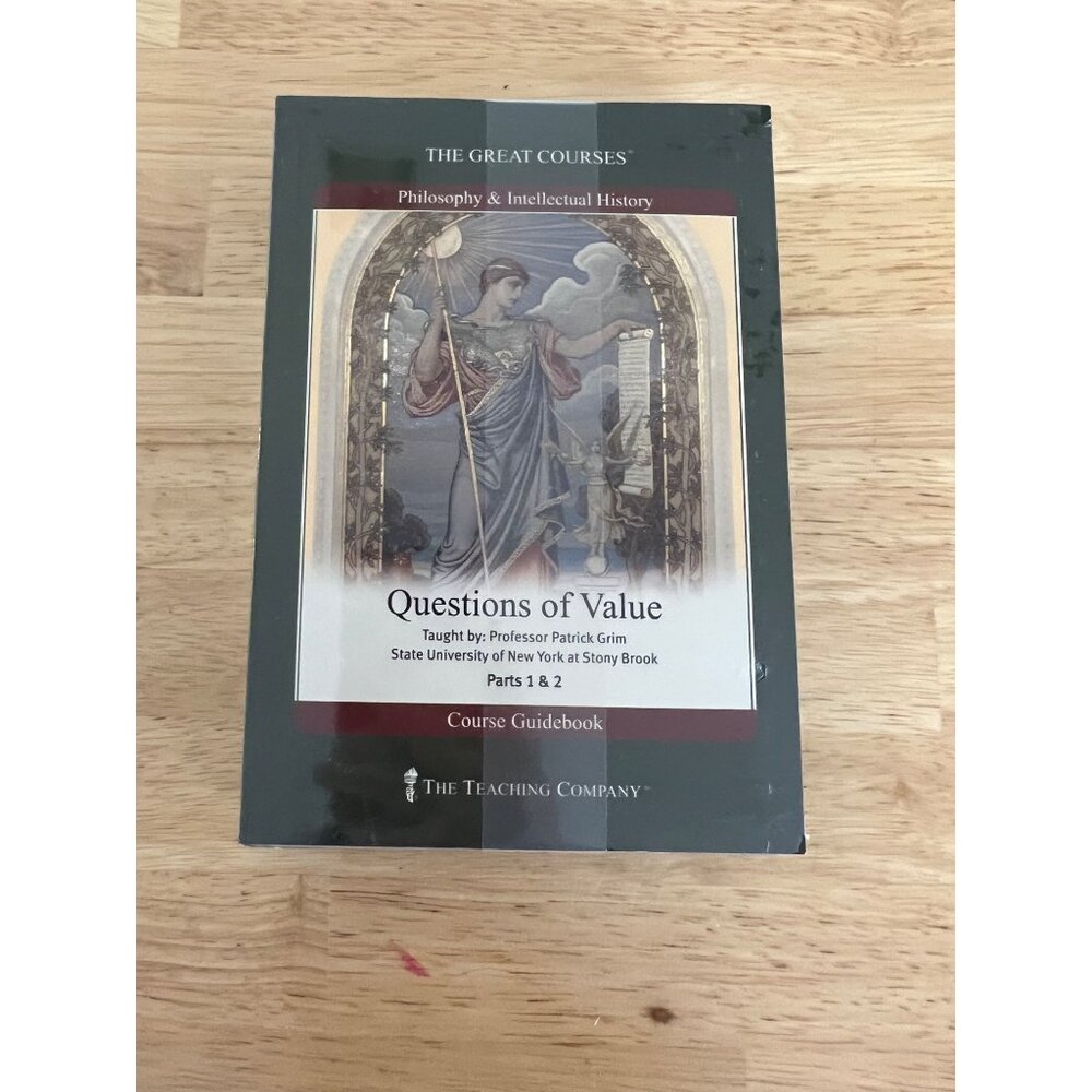 Questions Of Value Philosophy & Intellectual History Course Patrick Grim NEW